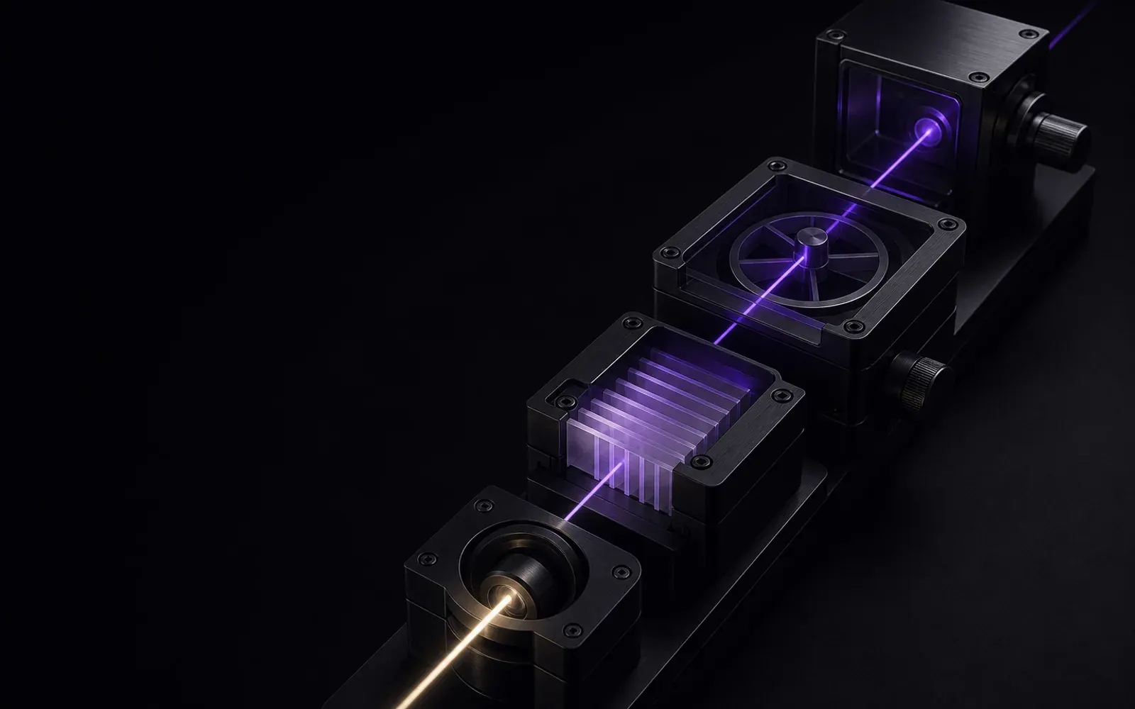 Precision glass and metal modules routing a customer signal into revenue