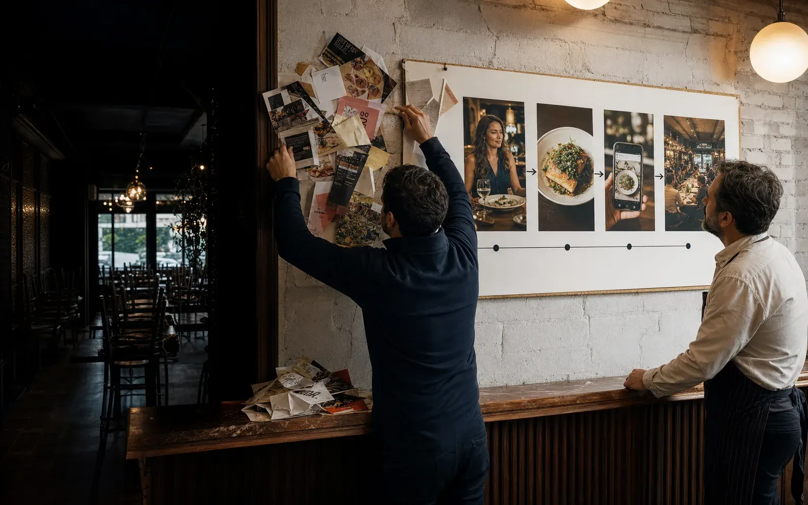 Replacing scattered restaurant marketing materials with one clear customer growth plan
